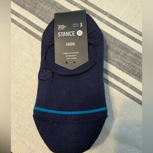 Stance 3-pack navy No-show socks, small